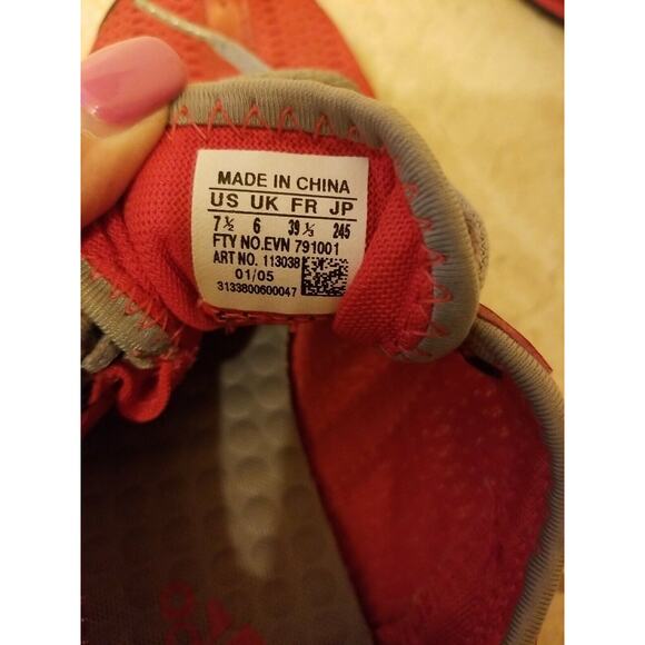 Adidas Daroga Mesh Running Shoes Mens 7.5 Red Lace Up Low Top Sneaker EVN 791001 - Picture 8 of 13